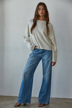 Load image into Gallery viewer, By Together Knit Sweater Rolled Round Neck Pullover~ also in Red
