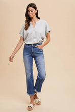 Load image into Gallery viewer, Vanilla Monkey Comfort Stretch Straight Leg Frayed Hem Jeans~ coming 8/1
