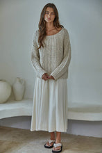 Load image into Gallery viewer, Hamptons Boatneck Knit Sweater~ arriving 1/28
