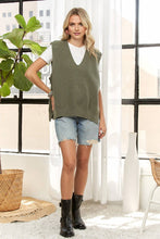 Load image into Gallery viewer, Easy Vest Top With Side Button Detail
