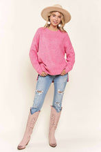 Load image into Gallery viewer, Alison Rib Accent Easy Sweater
