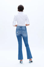 Load image into Gallery viewer, Stella Mid Rise Flare Jeans by Bayeas
