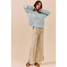 Load image into Gallery viewer, Wide Leg Flared Washed Corduroy Pants with Side Slits~ also in Mocha 10/20
