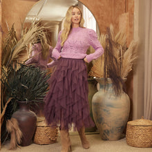 Load image into Gallery viewer, Deidre Tulle Spiral Skirt~ also in slate grey

