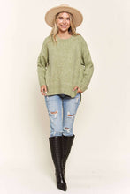 Load image into Gallery viewer, Alison Rib Accent Easy Sweater
