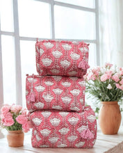Load image into Gallery viewer, Block Print Vanity Travel Bag

