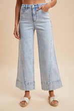 Load image into Gallery viewer, Brooke Denim Cropped Wide Flare Jean~ NEW! coming 6/22

