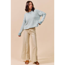 Load image into Gallery viewer, Wide Leg Flared Washed Corduroy Pants with Side Slits~ also in Mocha 10/20
