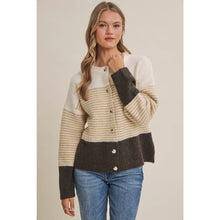 Load image into Gallery viewer, In February Soft Stripe Cardigan

