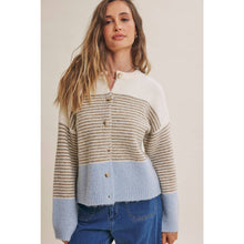 Load image into Gallery viewer, In February Soft Stripe Cardigan
