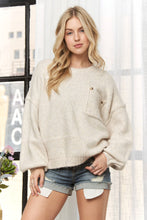 Load image into Gallery viewer, Adora Cozy Knit with Pocket Sweater

