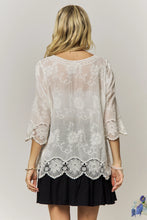 Load image into Gallery viewer, Bell Sleeve Lace Top~ also in White
