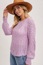 Load image into Gallery viewer, Raglan Open Knit Pullover~ in Tan and Mocha too
