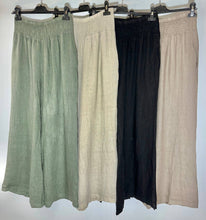 Load image into Gallery viewer, Clambake Linen Palazzo Pant
