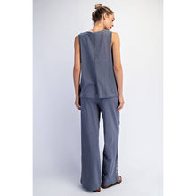 Load image into Gallery viewer, Cotton Beach Lounge Top &amp; Pant Set
