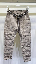 Load image into Gallery viewer, Chocolate Crinkle Suede Jogger- Also in Army
