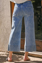 Load image into Gallery viewer, Bon Mid Rise Stretch Denim Wide Leg Front Seamed Jeans Pants~ 11/20 arrival

