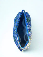 Load image into Gallery viewer, Azure Blue Block Print Toiletry Travel Bags
