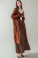 Load image into Gallery viewer, Jessica Long Knit Cardigan w/ Thumbhole
