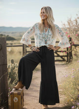 Load image into Gallery viewer, Linen Blend Tiered Wide Leg Palazzo Pants~ coming June 24th
