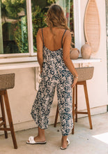 Load image into Gallery viewer, Floral Printed Sleeveless Scoop Neck Jumpsuit
