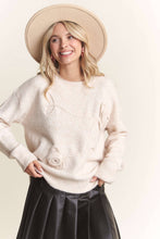 Load image into Gallery viewer, Desiree Applique Sweater
