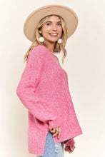 Load image into Gallery viewer, Alison Rib Accent Easy Sweater
