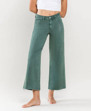 Load image into Gallery viewer, Heather High Rise Crop Wide Leg
