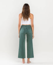 Load image into Gallery viewer, Heather High Rise Crop Wide Leg
