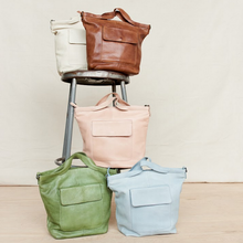 Load image into Gallery viewer, Bianca Handcrafted Leather Tote/Crossbody Bags
