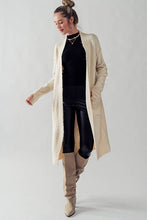 Load image into Gallery viewer, Jessica Long Knit Cardigan w/ Thumbhole
