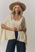 Load image into Gallery viewer, Open Sleeve Soft Knit Cardigan/Poncho
