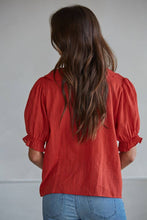 Load image into Gallery viewer, Gillian Flutter Blouse~ also in white
