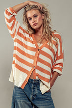 Load image into Gallery viewer, Montauk Stripe Cardigan
