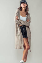 Load image into Gallery viewer, Jessica Long Knit Cardigan w/ Thumbhole
