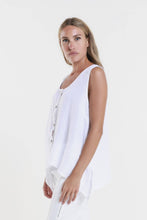 Load image into Gallery viewer, Augusta Linen Button Front Top~ more colors coming
