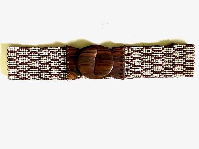 Honeycomb Hand Loomed Glass Beaded Belt~ in many colors