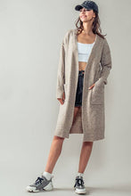 Load image into Gallery viewer, Jessica Long Knit Cardigan w/ Thumbhole
