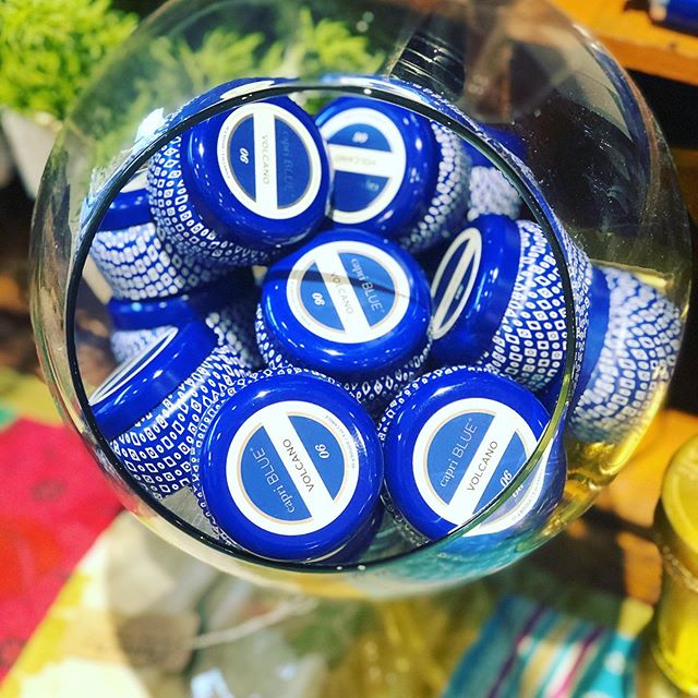 Capri Blue Volcano Blue Mini Tin Candle