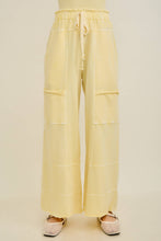 Load image into Gallery viewer, Dunes Mineral Wash Wide leg Cropped pants
