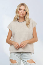 Load image into Gallery viewer, Ariette Heather Grey Tie Back Sweater
