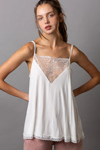 Load image into Gallery viewer, POL Sara Adjustable V-lace Cami
