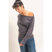 Load image into Gallery viewer, Off The Shoulder Sweater Top
