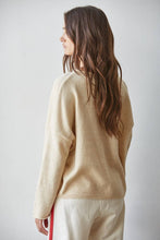 Load image into Gallery viewer, Knit Sweater Rolled Round Neck Pullover
