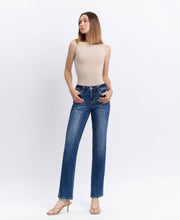 Load image into Gallery viewer, Gillian Mid Rise Straight Jeans
