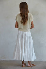 Load image into Gallery viewer, Shai Knit Sweater See Through Short Sleeve Pullover Top
