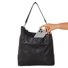 Load image into Gallery viewer, Bree Diamond Leather Shoulder Bag~ now in Cognac
