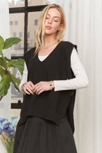 Load image into Gallery viewer, Easy Vest Top With Side Button Detail
