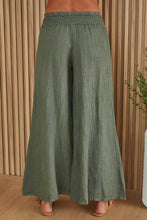 Load image into Gallery viewer, Marla Linen Smocked Palazzo Pants~ in more colors
