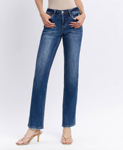 Load image into Gallery viewer, Gillian Mid Rise Straight Jeans
